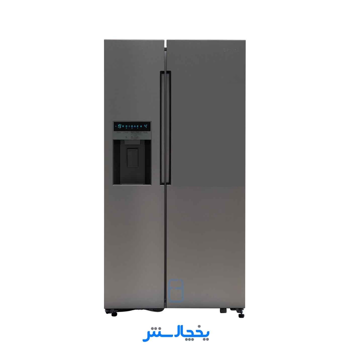 یخچال فریزر ساید بای ساید اسنوا مدل Nozha NH نوژا S1Di-M200-S استیل