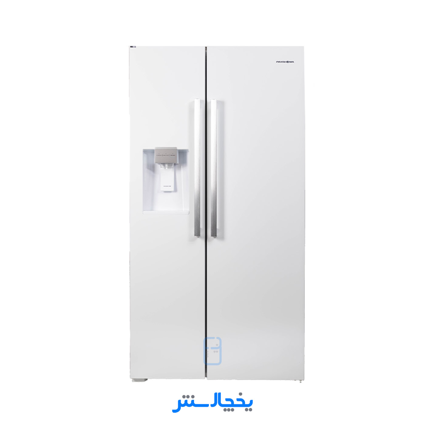 یخچال فریزر ساید بای ساید پاکشوما مدل RSP801W (E1) سفید (کابین امباس و درب ساده)