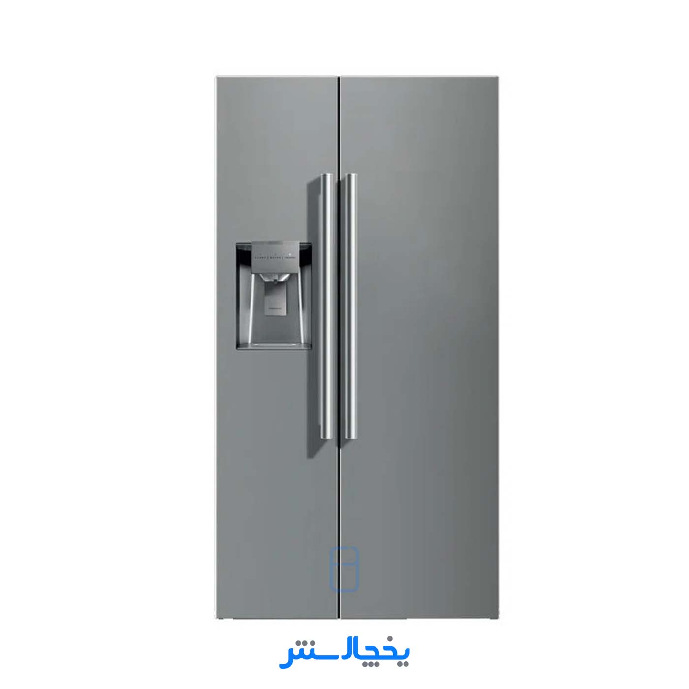 یخچال فریزر ساید بای ساید پاکشوما مدل RSP801iS (E1) نقره ای (کابین امباس و درب ساده)