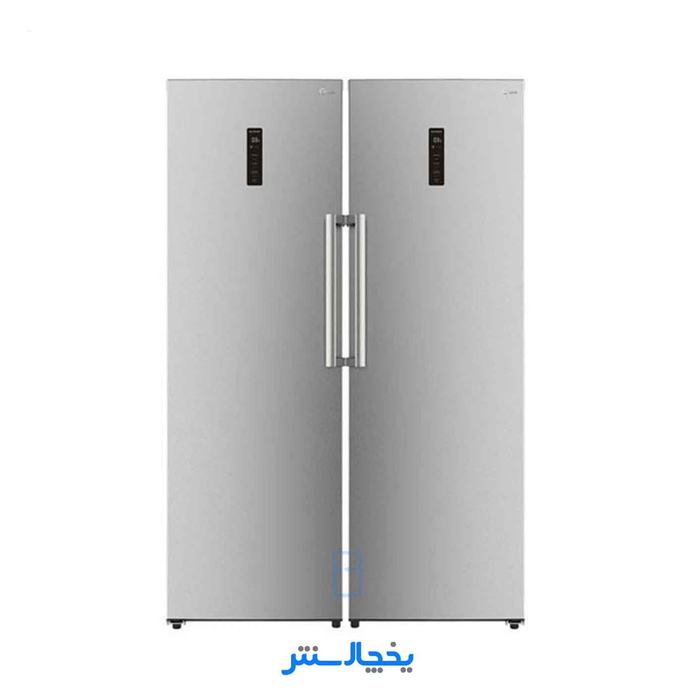 یخچال فریزر دوقلو جی پلاس مدل GRF-P2212LFS نقره ای