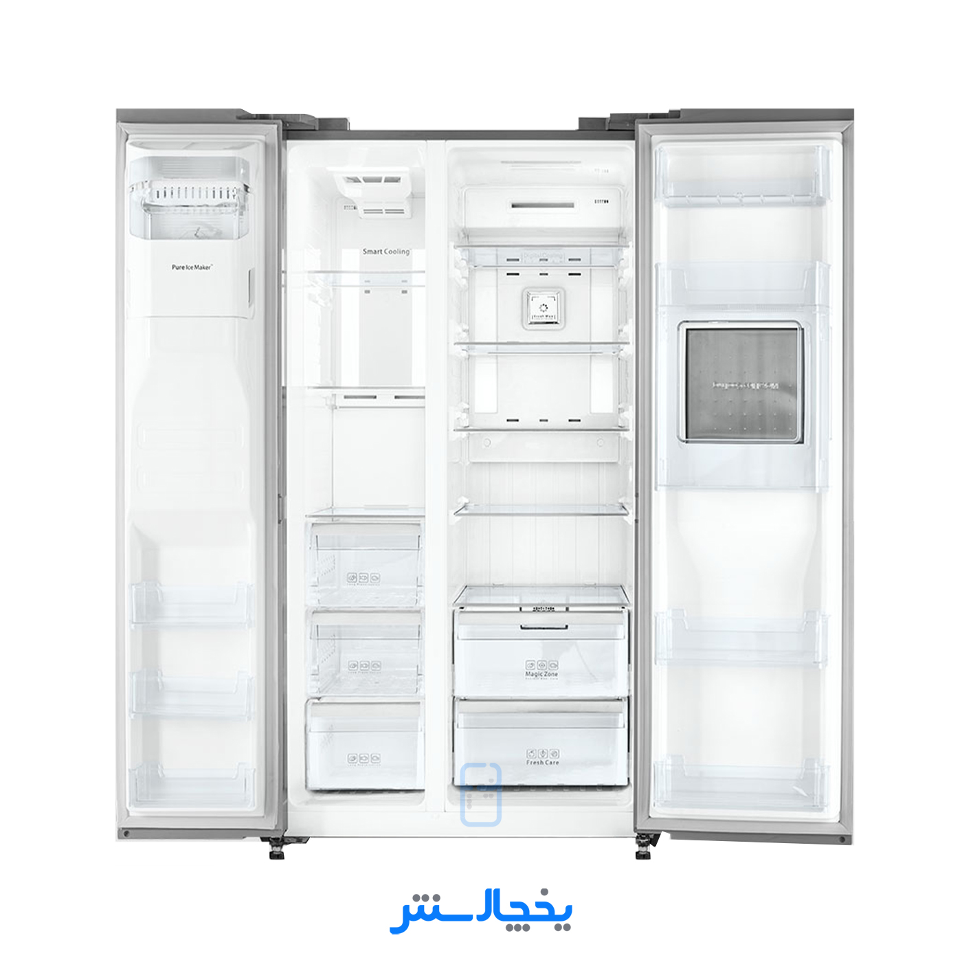 یخچال فریزر ساید بای ساید دوو مدل Sinsun سینسان دو درب SXi20-11S استیل