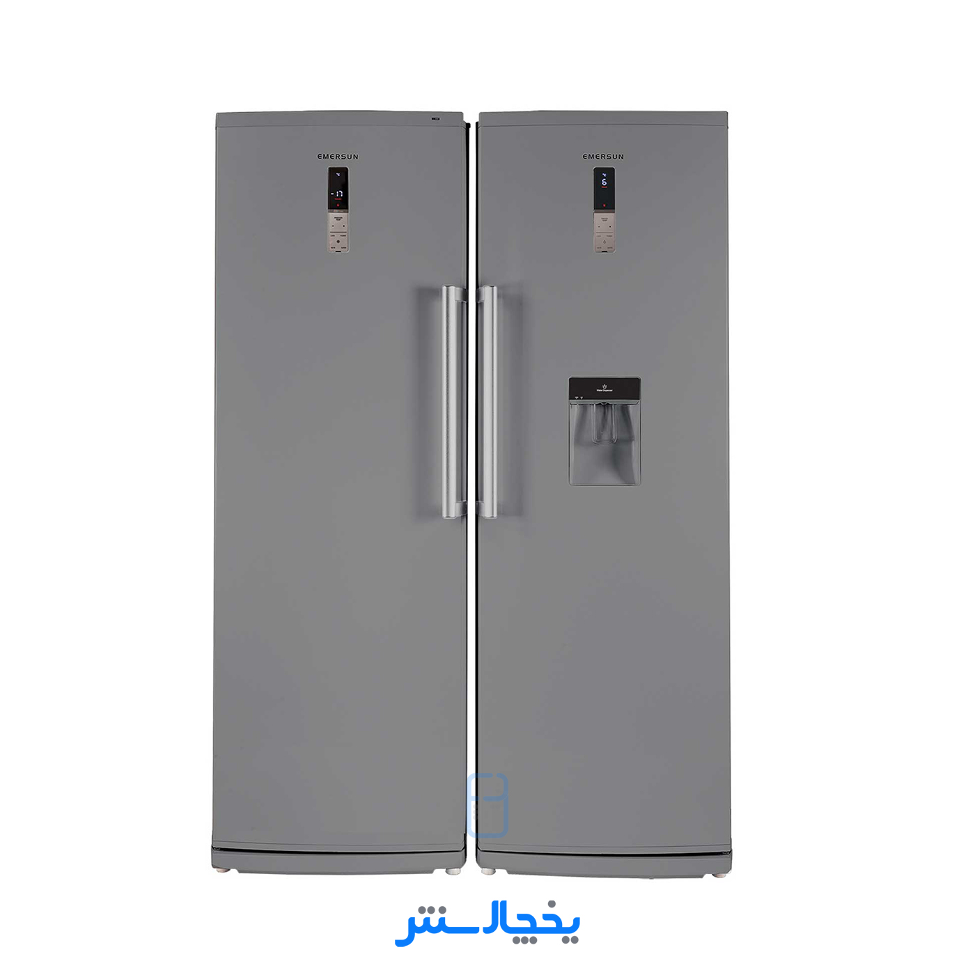 یخچال فریزر دوقلو امرسان 16 فوت کندانسور مخفی مدل R16H-F16H-KT01 تیتانیوم