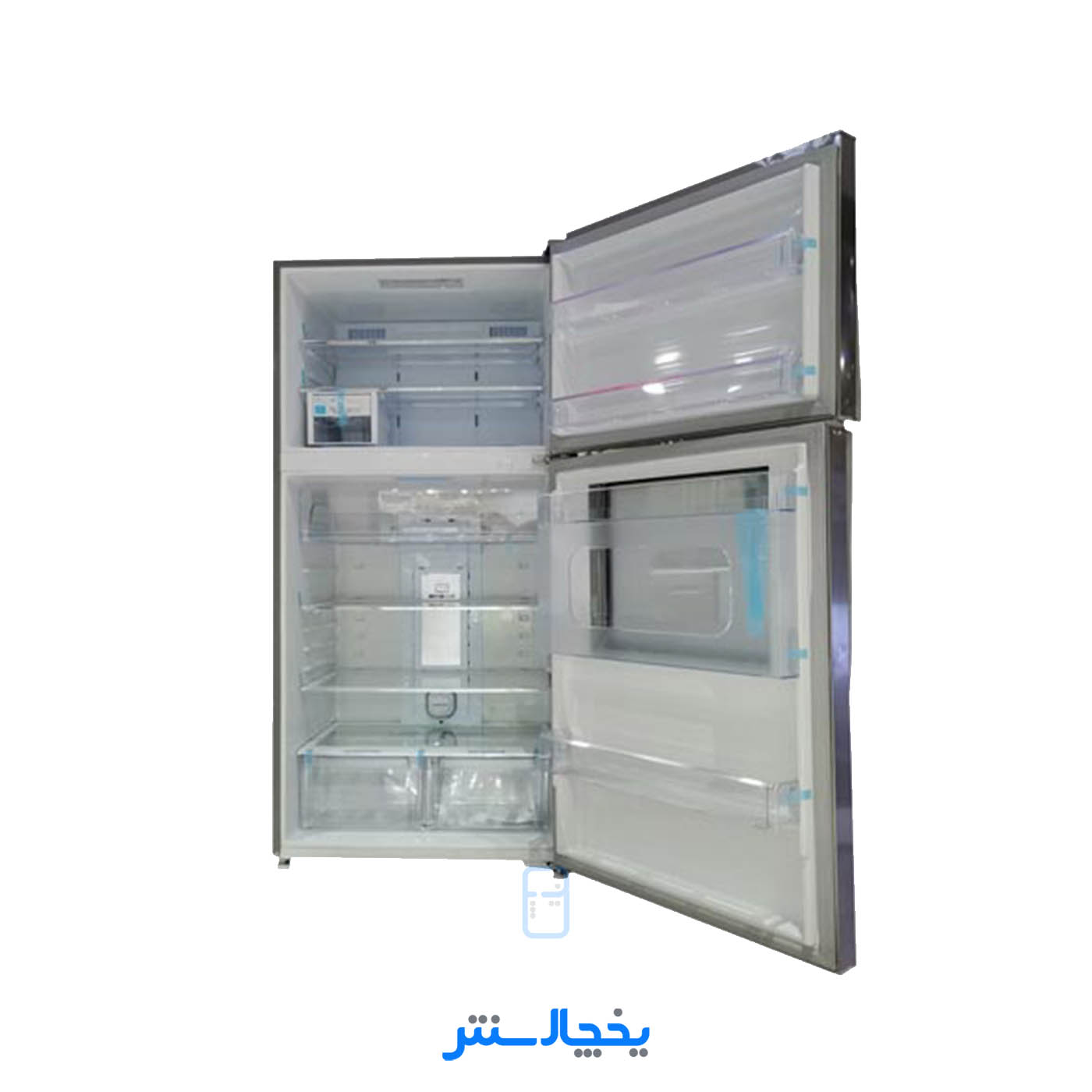 یخچال فریزر دیپوینت مدل T7-Plus نقره ای