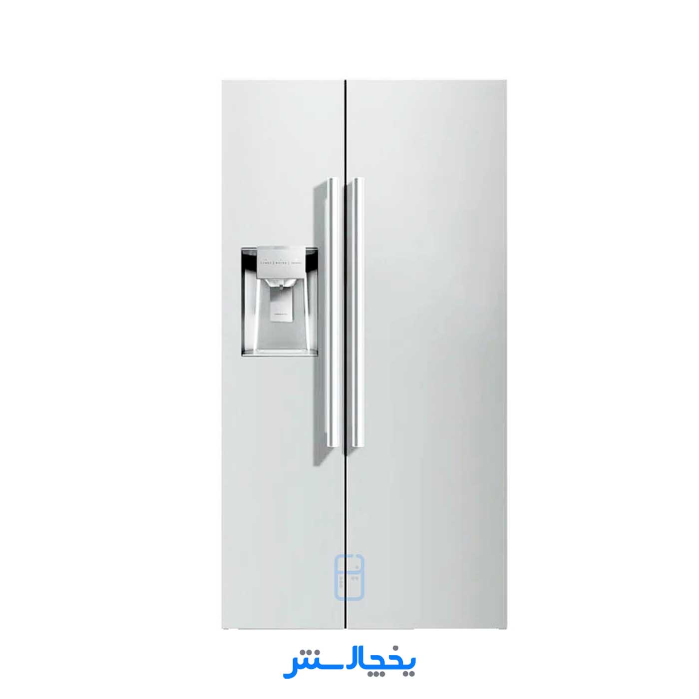 یخچال فریزر ساید بای ساید زیرووات مدل ZS80W (E2) سفید (کابین امباس و درب متالیک)