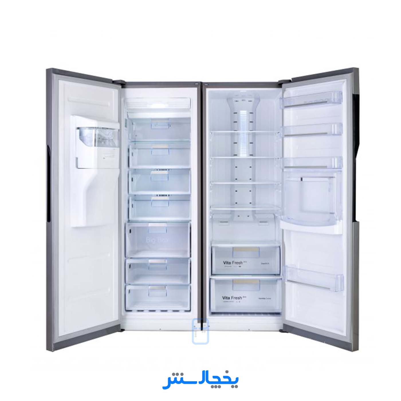 یخچال فریزر دوقلو هیمالیا مدل آلفا NR440a-NF280a نقره ای