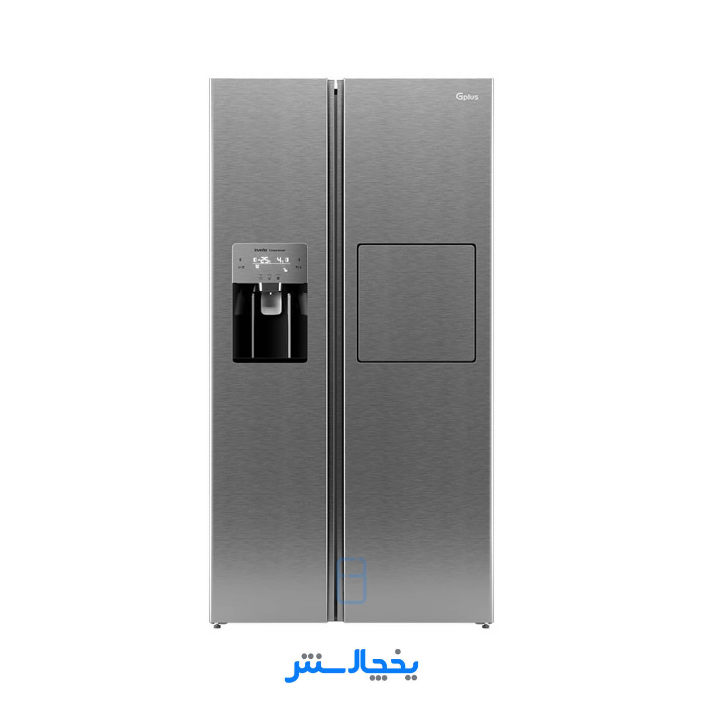 یخچال فریزر ساید بای ساید جی پلاس مدل Lambert لمبرت GSS-P7921S نقره ای