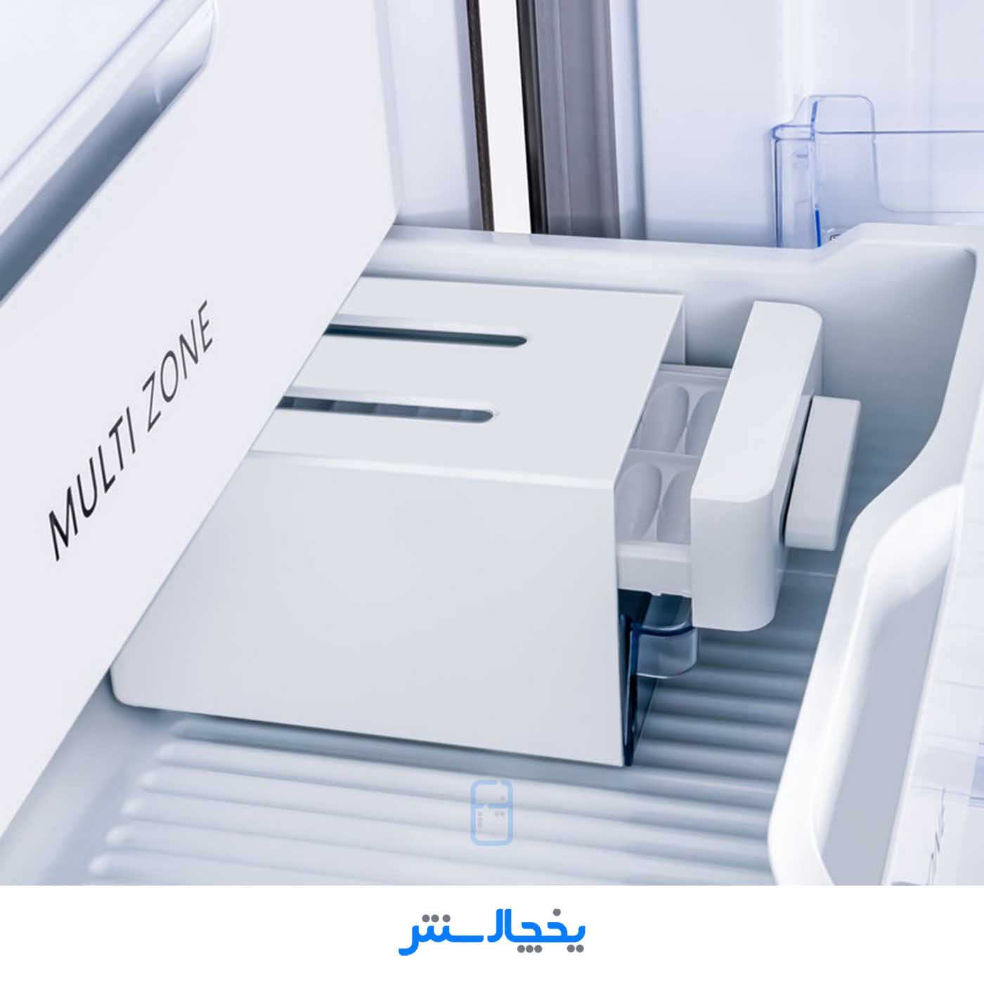 یخچال فریزر اسنوا مدل Rashin راشین SBDi-L301-LW سفید چرم