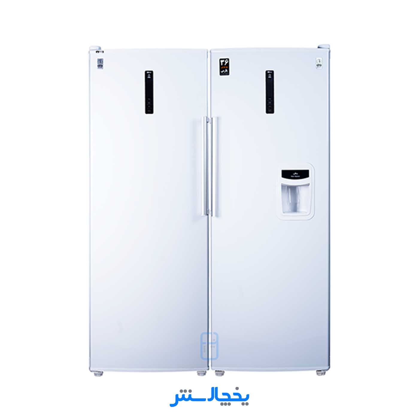 یخچال فریزر دوقلو پارس مدل آوین سفید
