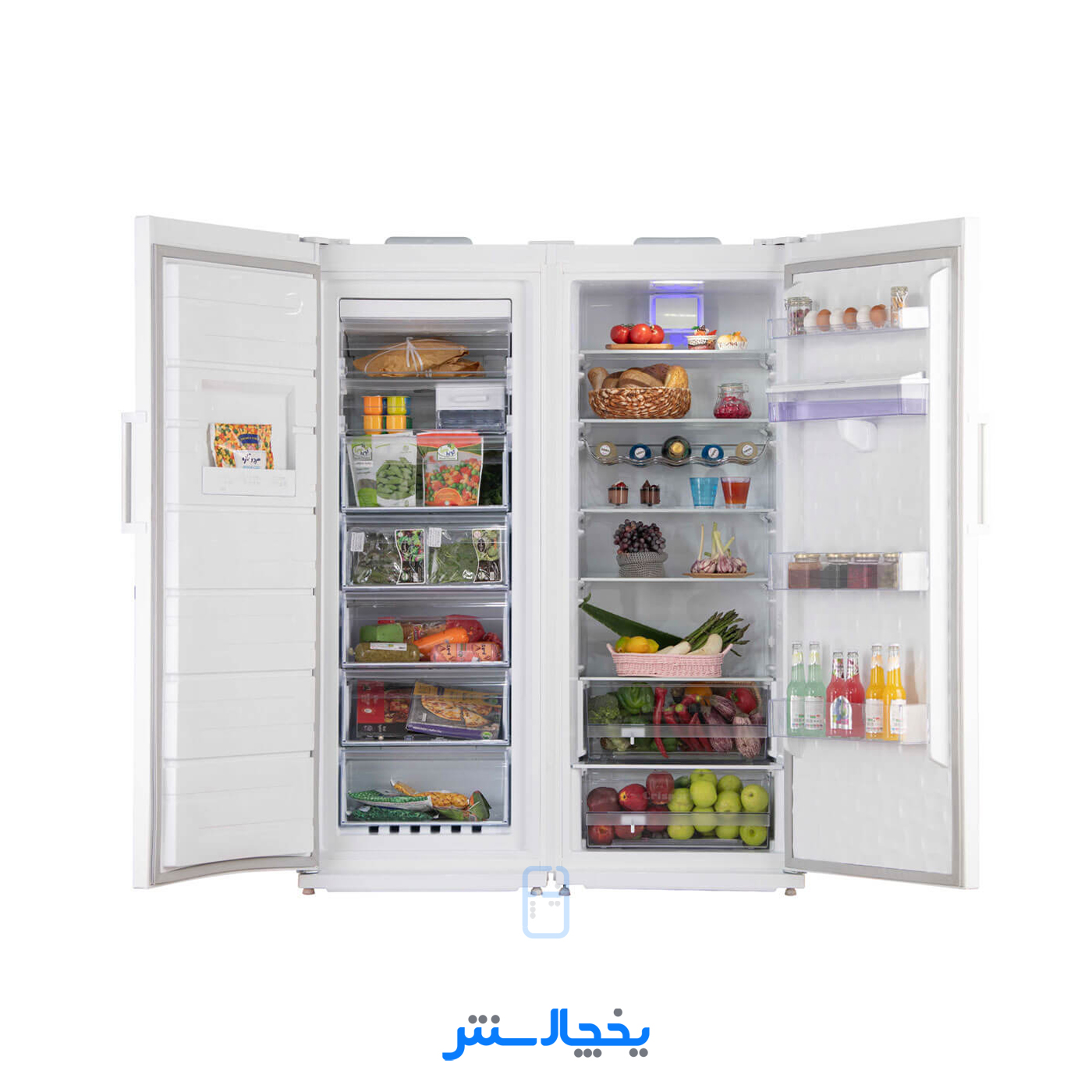 یخچال فریزر دوقلو امرسان 16 فوت کندانسور مخفی نانو پلاس تیتانیوم