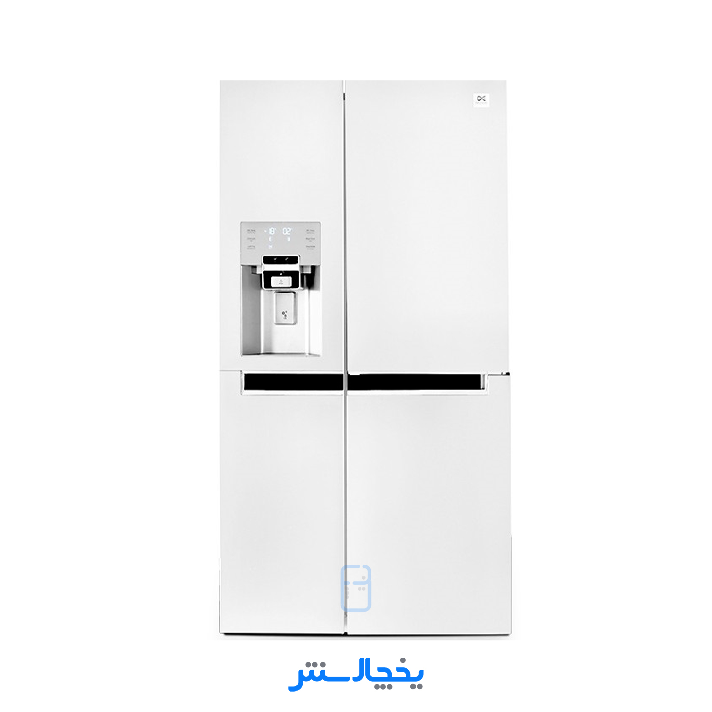 یخچال فریزر ساید بای ساید دوو مدل پرایم سه درب DSI-3445MW سفید متالیک