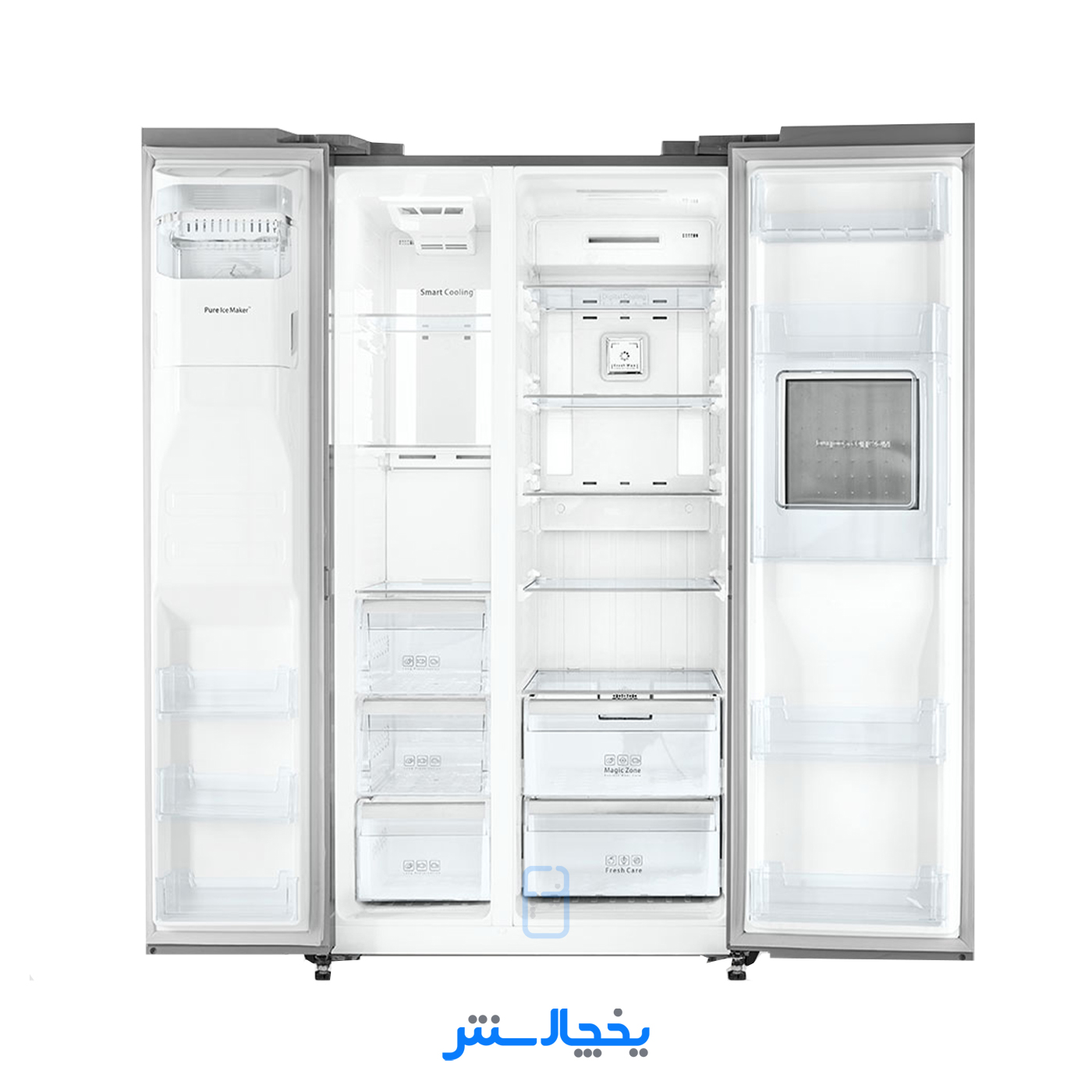 یخچال فریزر ساید بای ساید دوو مدل Sinsun سینسان دو درب SXi20-31S استیل