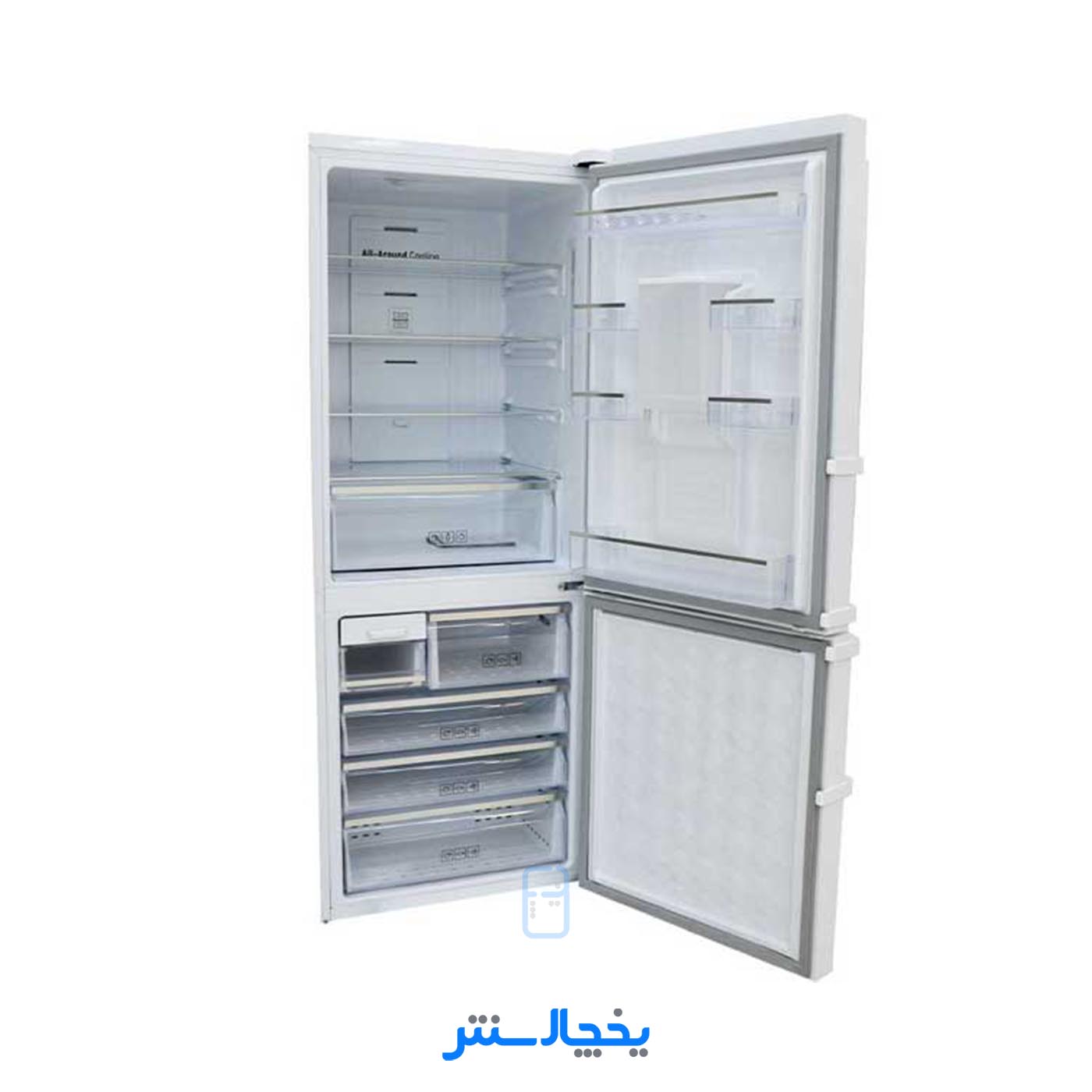 یخچال فریزر هیمالیا مدل سلکت Select آبریز HRFN43001-1 سفید چرم