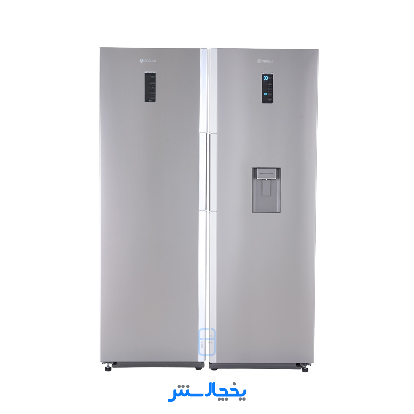 یخچال فریزر دوقلو اسنوا مدل هایپر SN6-SN5-1219SS استیل
