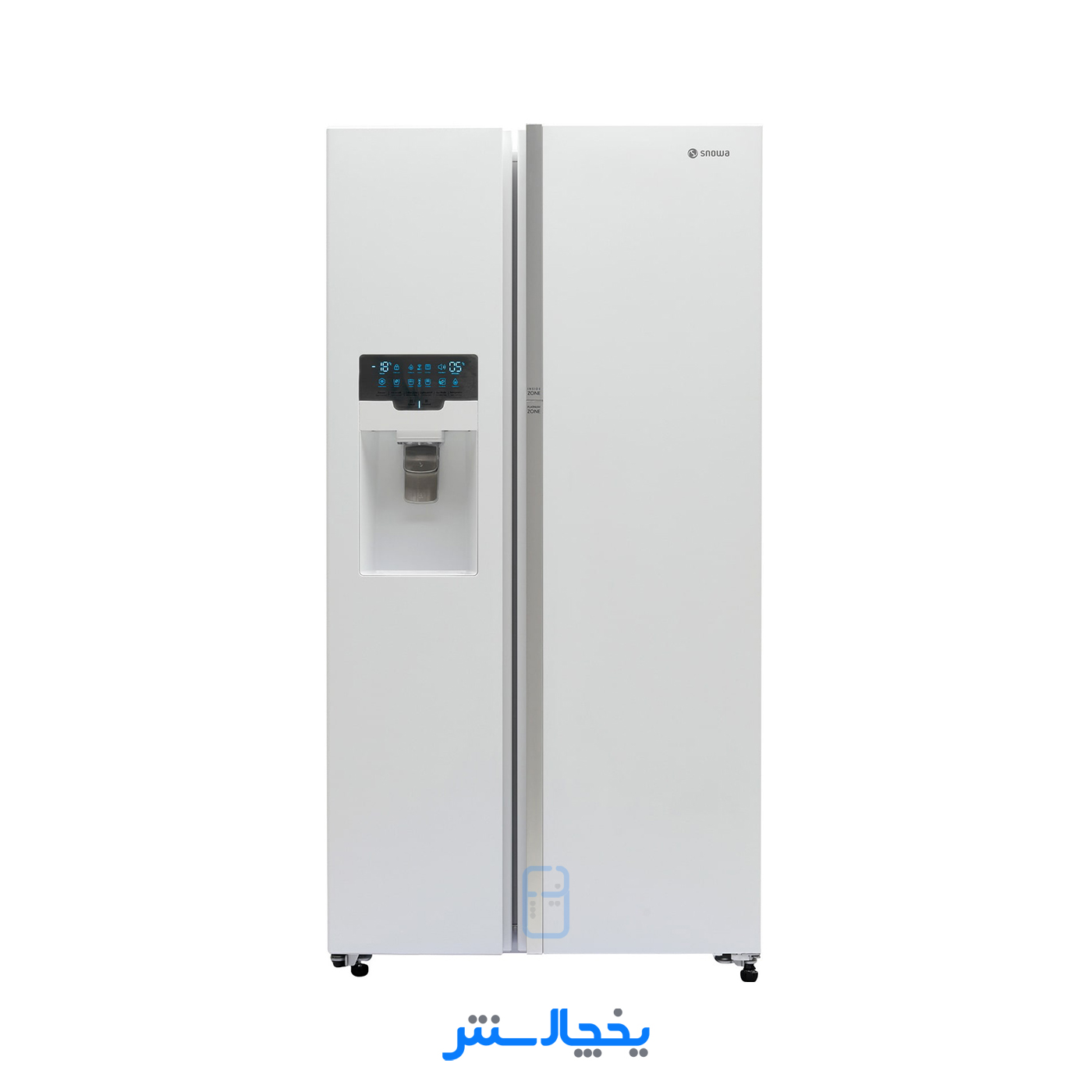 یخچال فریزر ساید بای ساید اسنوا مدل گالری ARSN8S-3935GW سفید متالیک