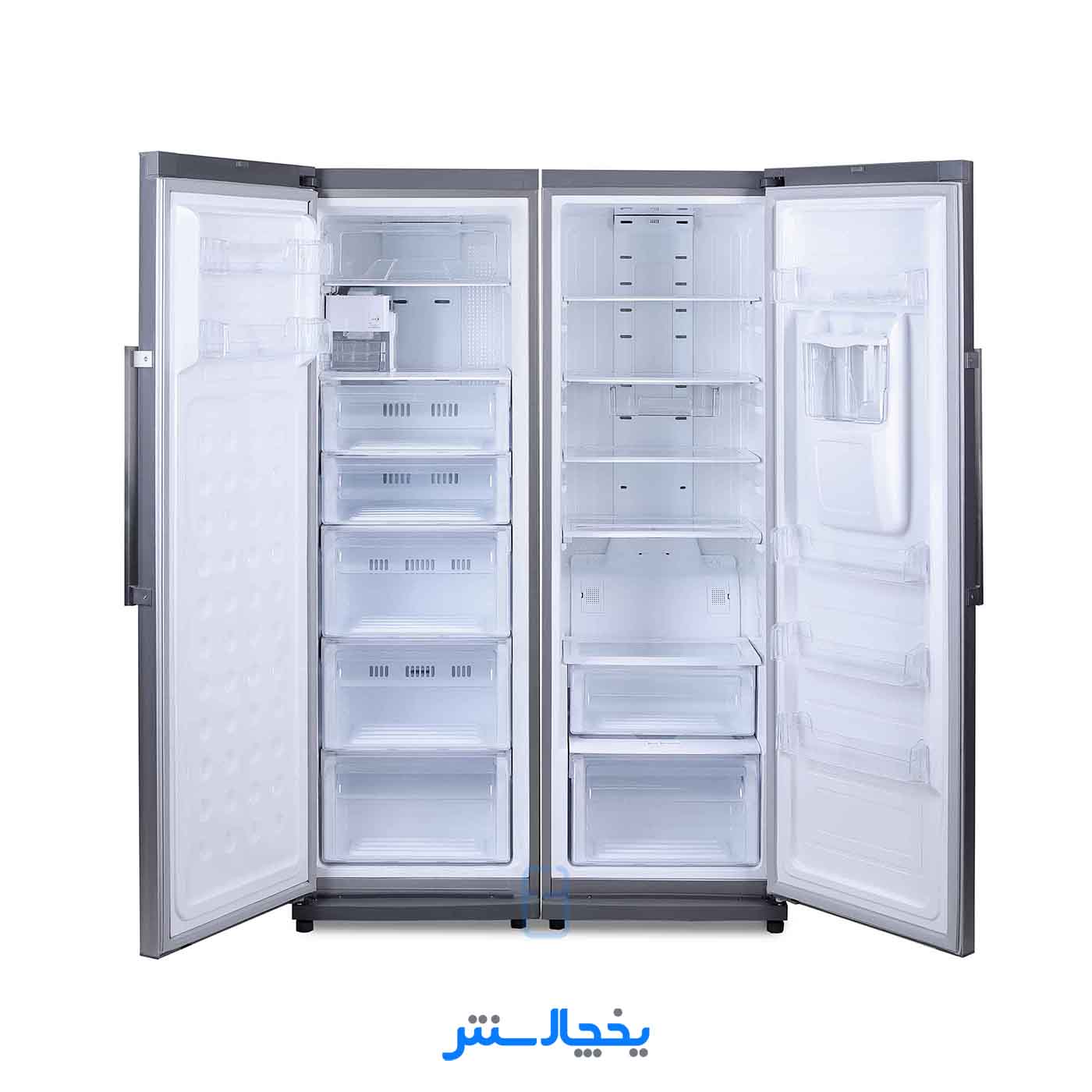 یخچال فریزر دوقلو تکنوهاوس مدل DRDF18-Max-Uns215ST استیل