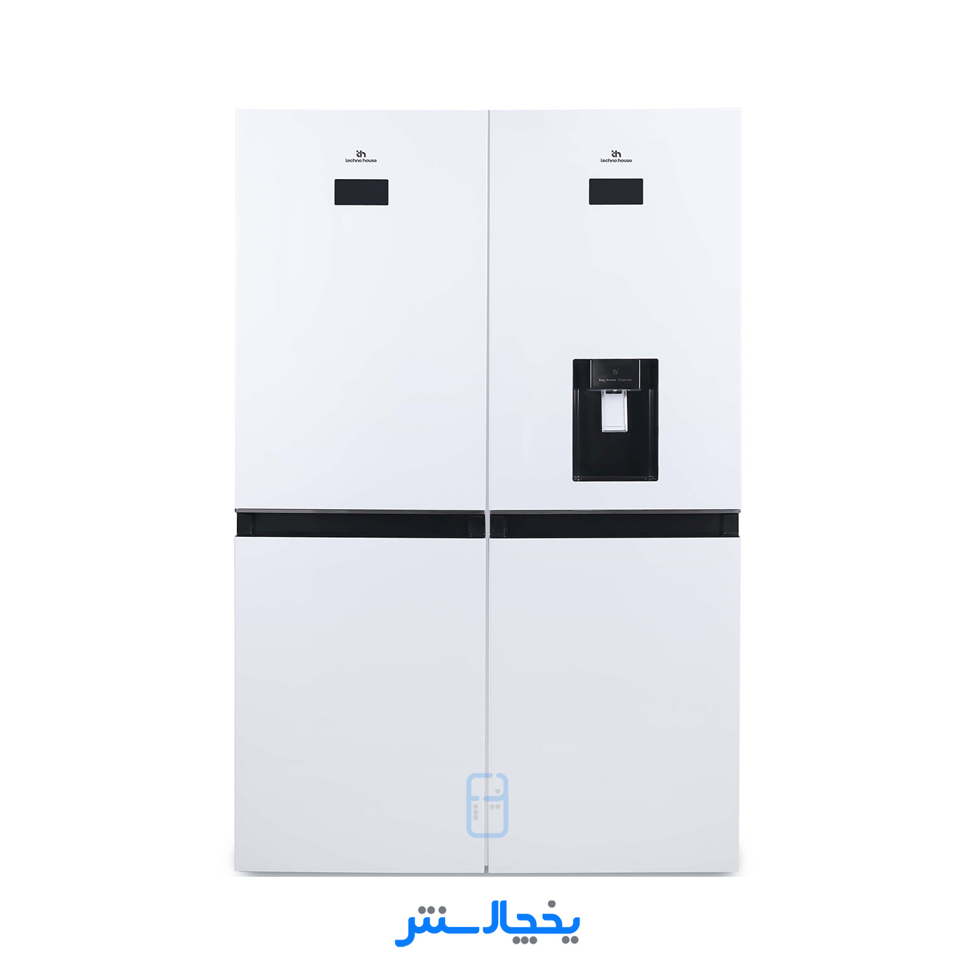 یخچال فریزر دوقلو تکنوهاوس مدل DRDF20-Max-Uns216W سفید
