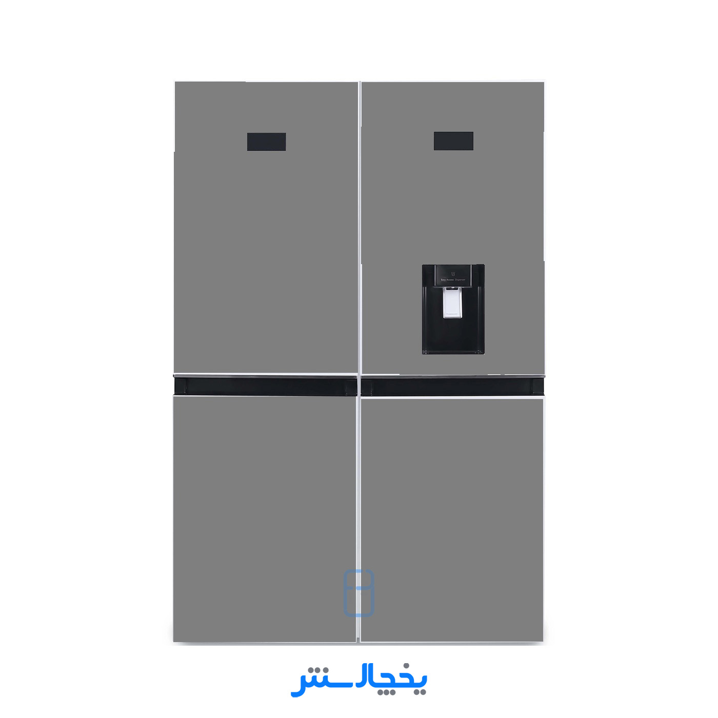 یخچال فریزر دوقلو تکنوهاوس مدل DRDF20-Max-Uns216ST استیل