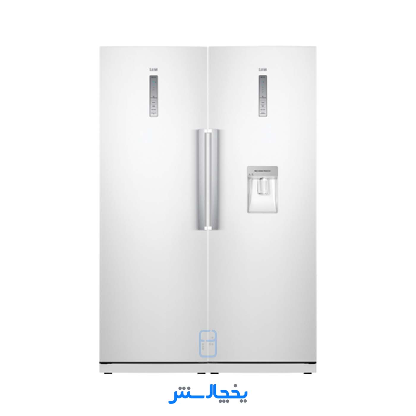 یخچال فریزر دوقلو سام مدل RR60W-RZ60W سفید