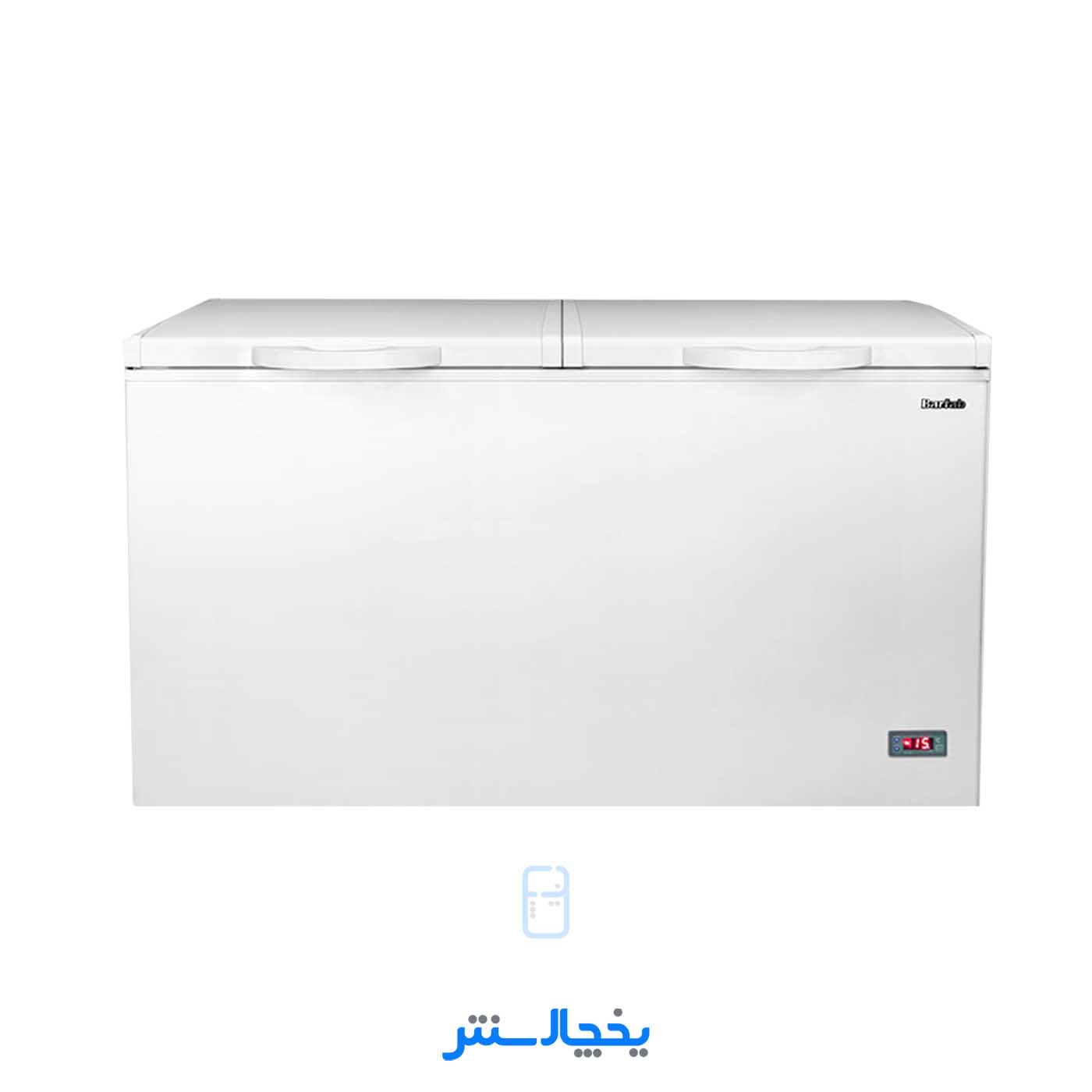 فریزر صندوقی برفاب مدل CF2D-430-Digital دیجیتال سفید