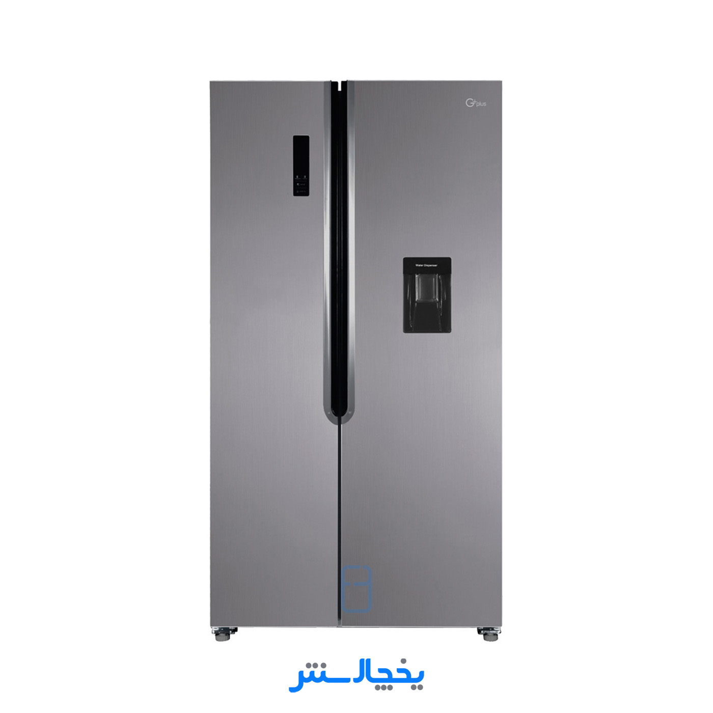 یخچال فریزر ساید بای ساید جی پلاس مدل GSS-P7535S نقره ای