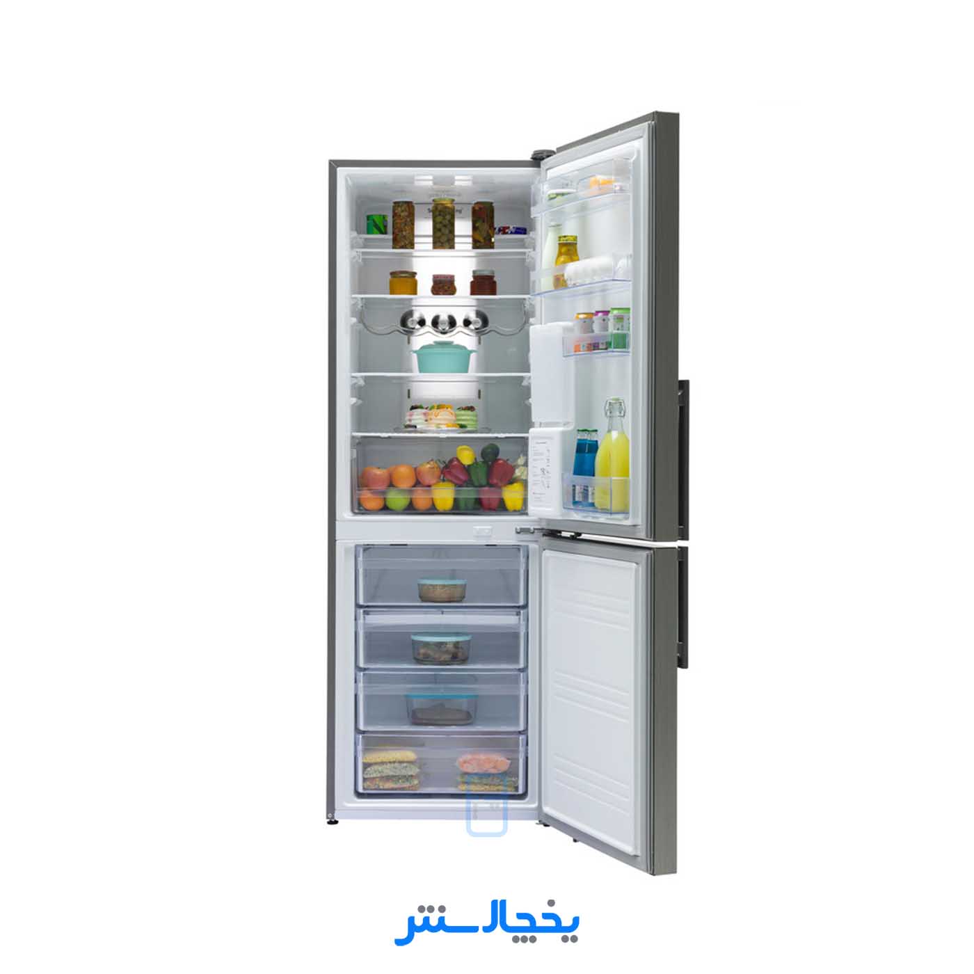 یخچال فریزر اسنوا مدل Afra افرا SBDi-S100-TI تیتانیوم