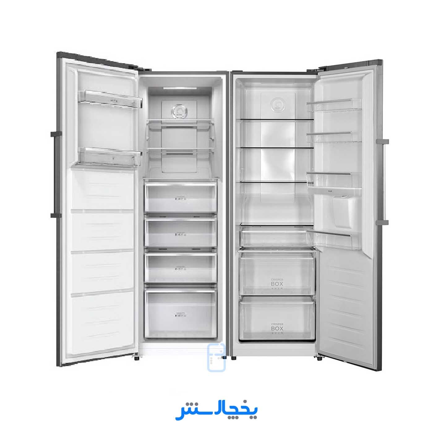 یخچال فریزر دوقلو جی پلاس مدل GRF-P2736LFW سفید