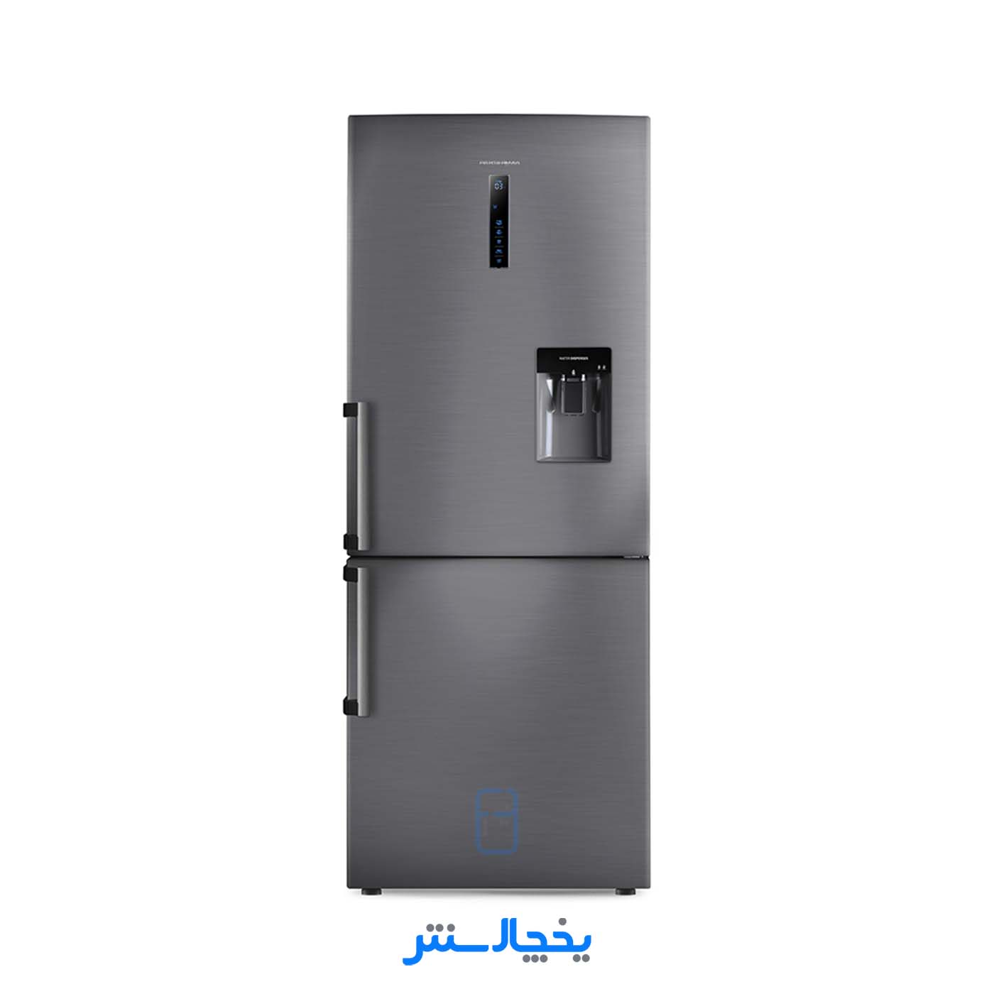 یخچال فریزر پاکشوما مدل RCP496iX (N1) اینوکس (کابین و درب ساده)
