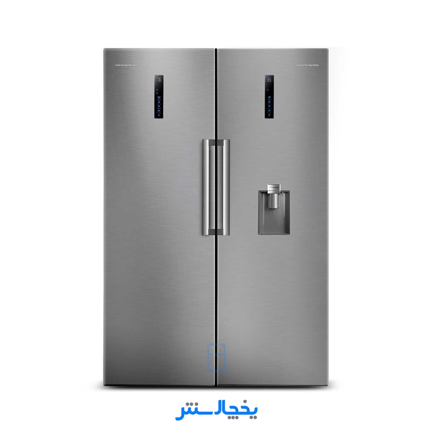 یخچال فریزر دوقلو پاکشوما مدل RTRA-RTFA901iX (N1) اینوکس (کابین و درب ساده)