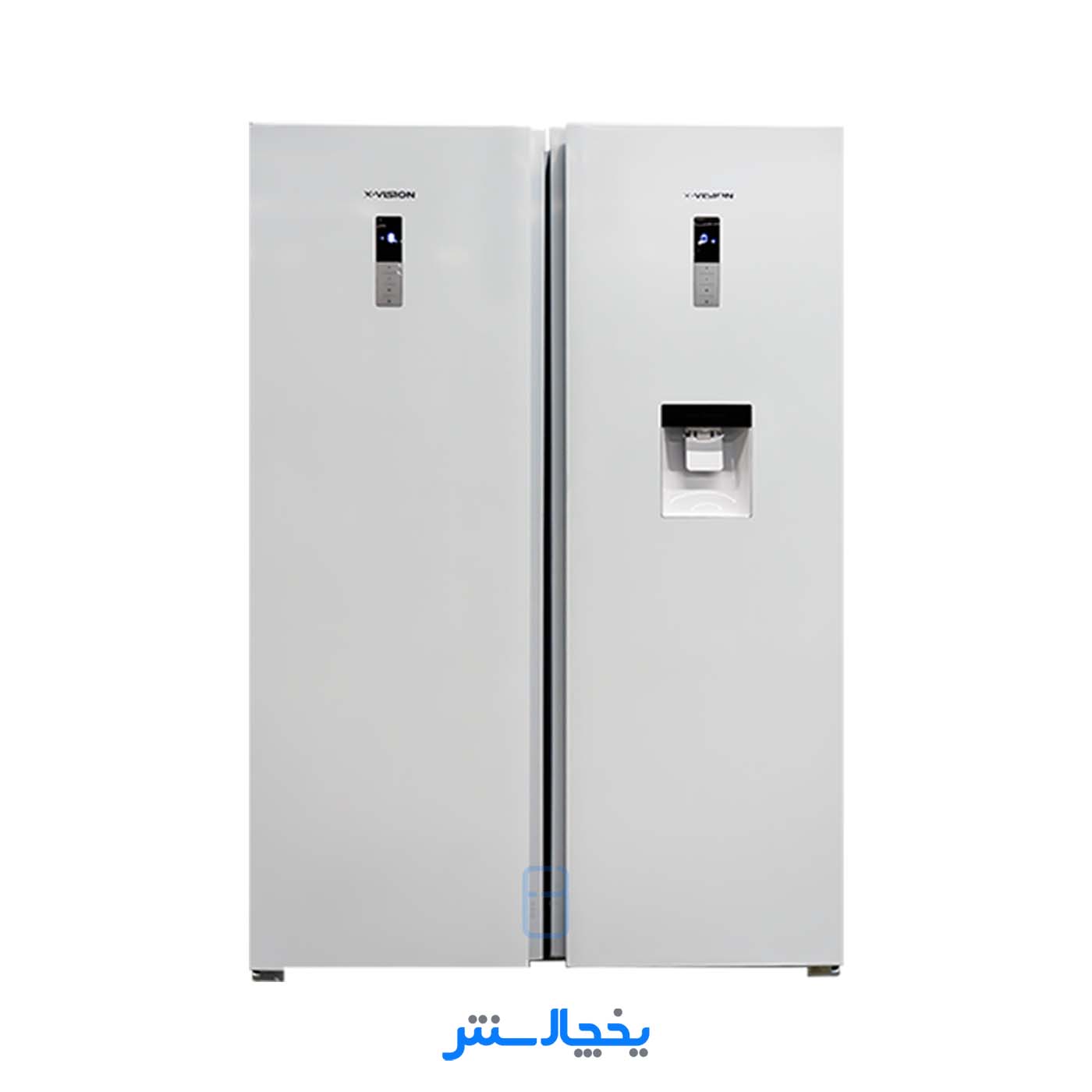 یخچال فریزر دوقلو ایکس ویژن مدل KTRF630-W سفید