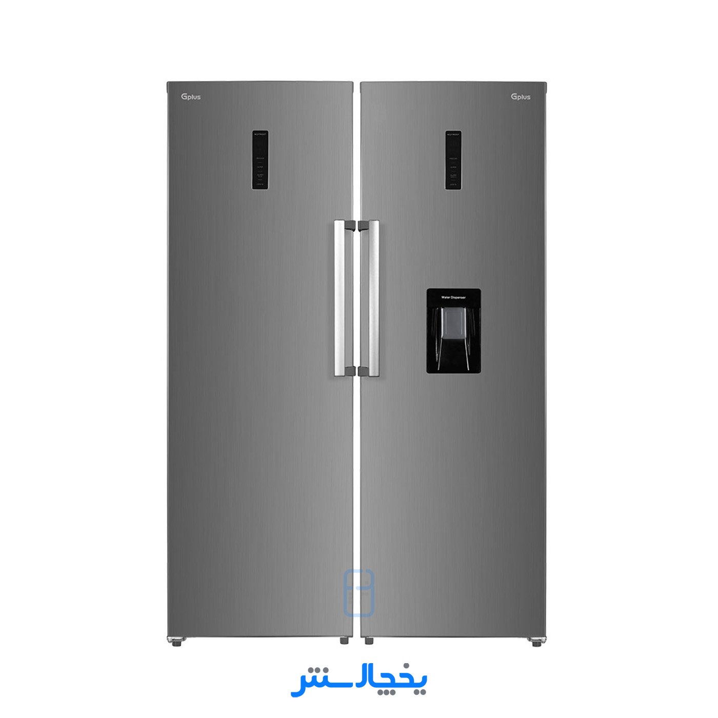 یخچال فریزر دوقلو جی پلاس مدل GRF-P2736LFS نقره ای