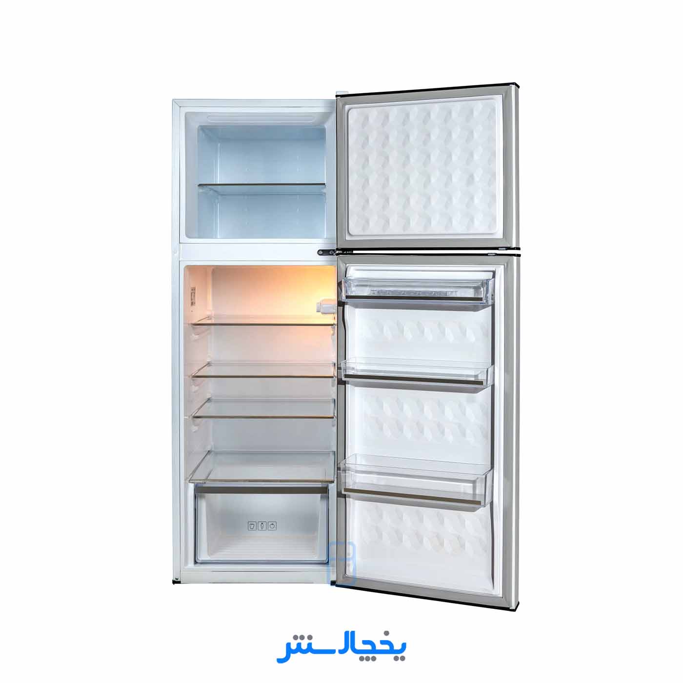 یخچال فریزر هیمالیا مدل گاما HRFD30001 نقره ای