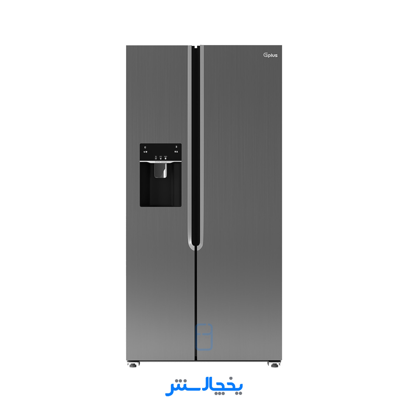 یخچال فریزر ساید بای ساید جی پلاس مدل GSS-P7636S نقره ای