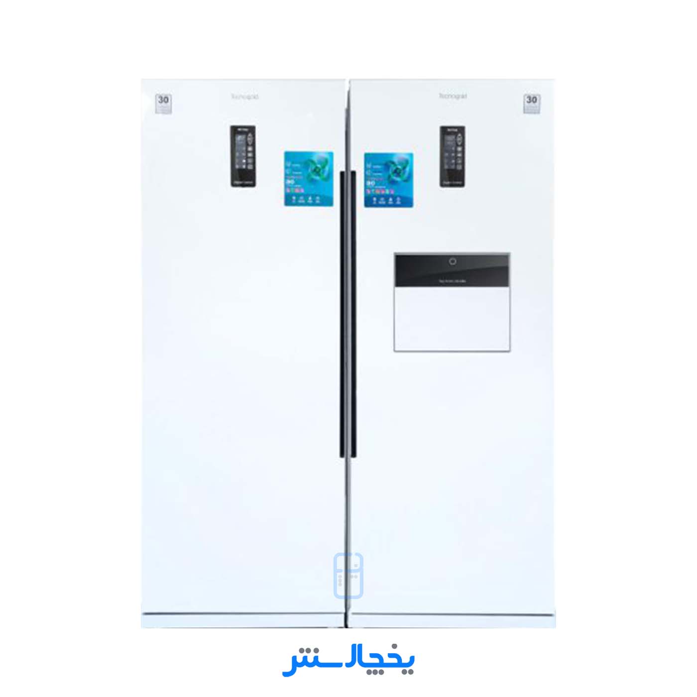 یخچال فریزر دوقلو تاکنوگلد مدل S601R-S600F-W سفید