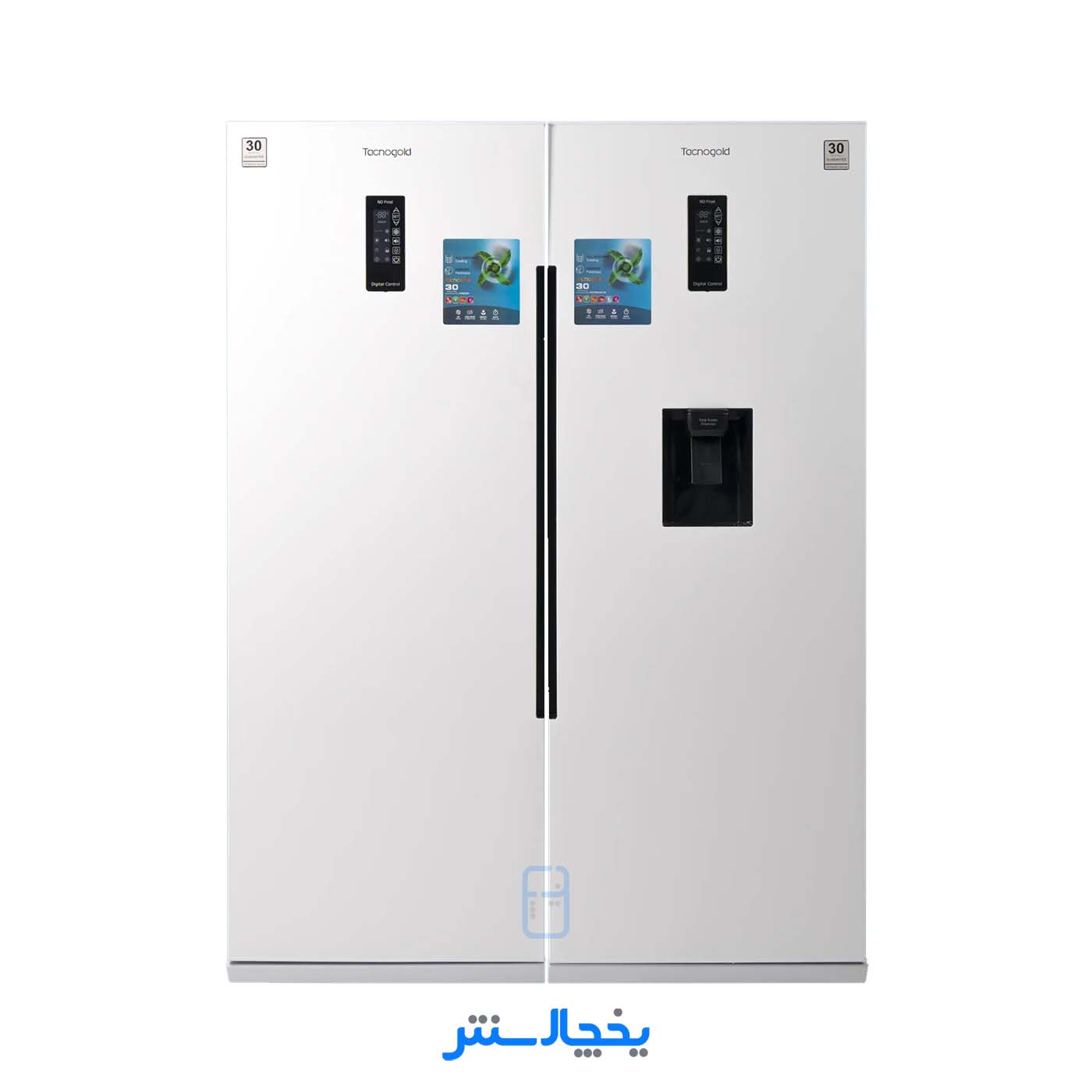 یخچال فریزر دوقلو تاکنوگلد مدل S602R-S600F-W سفید