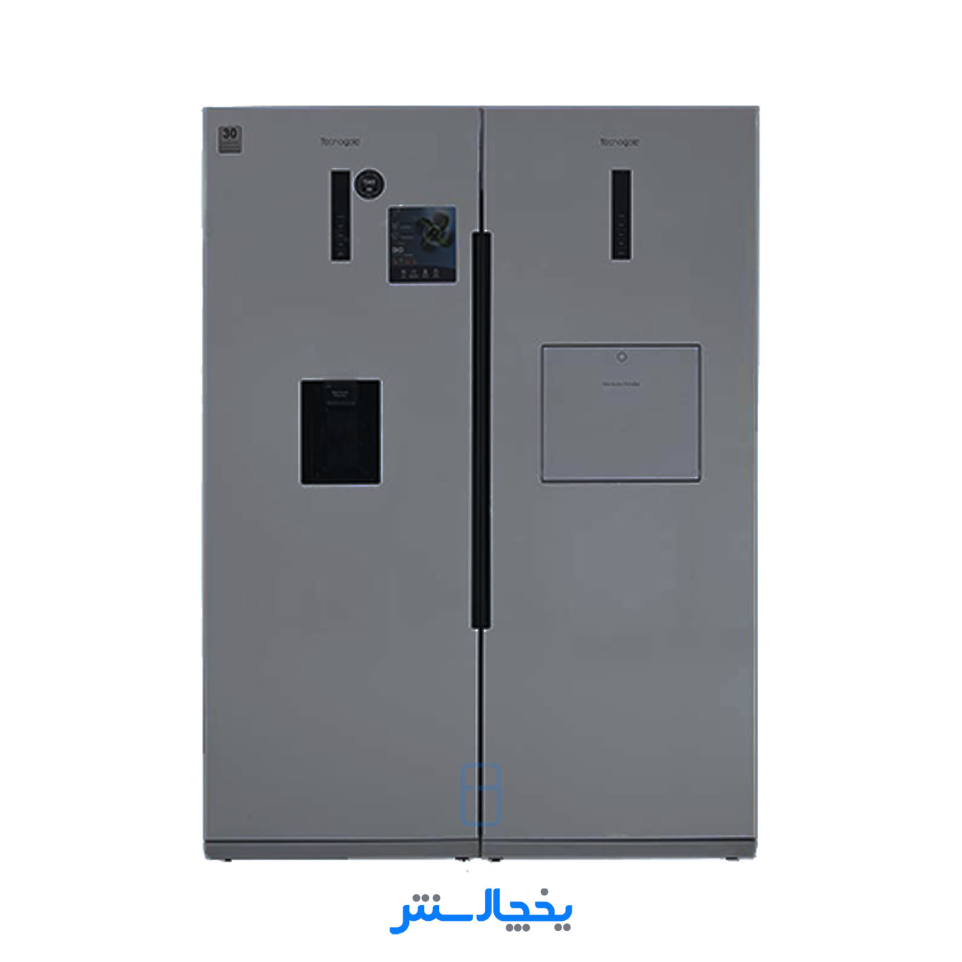 یخچال فریزر دوقلو تاکنوگلد مدل S803R-S802F-S نقره ای چرم