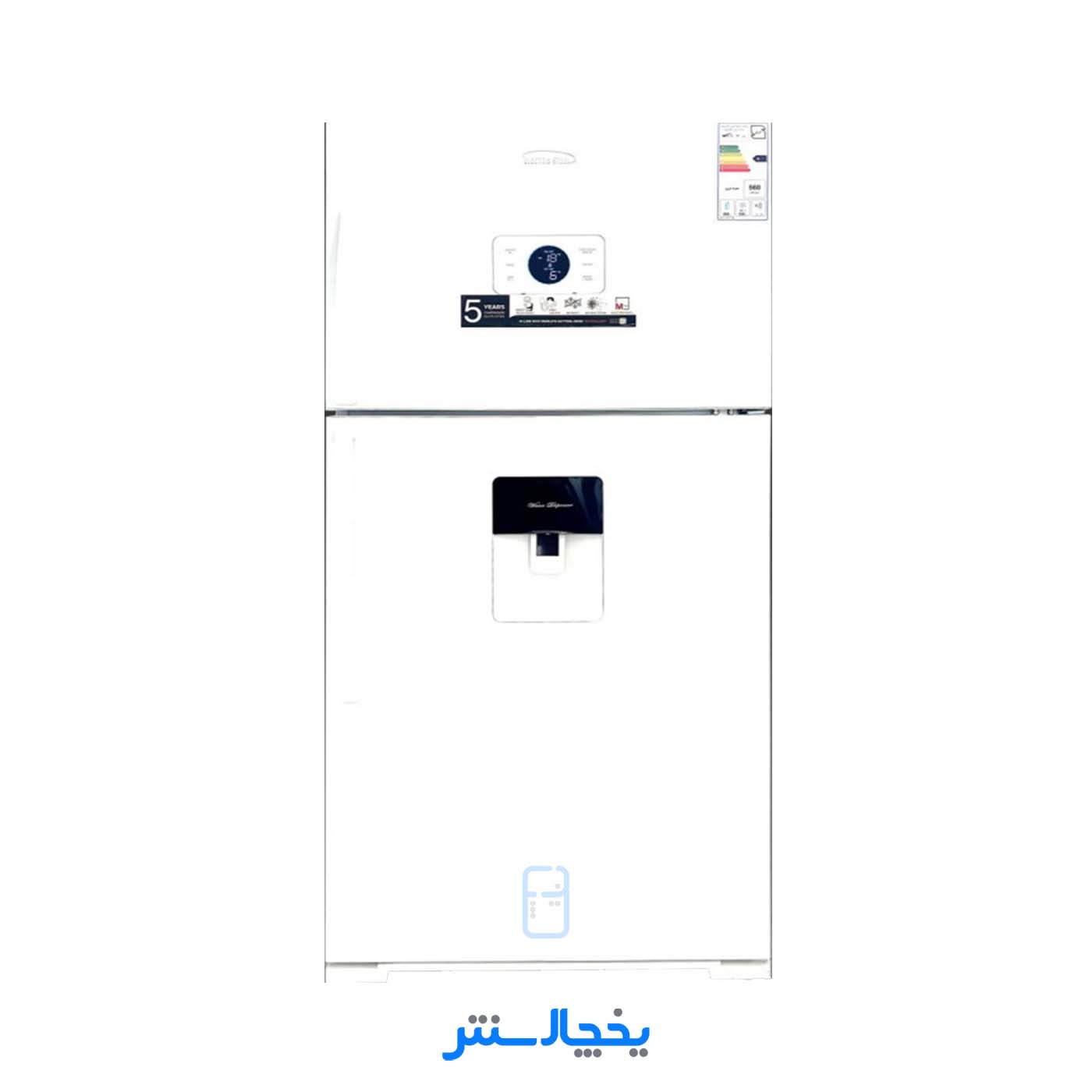 یخچال فریزر الکترواستیل مدل واید پلاس ES32 سفید چرم