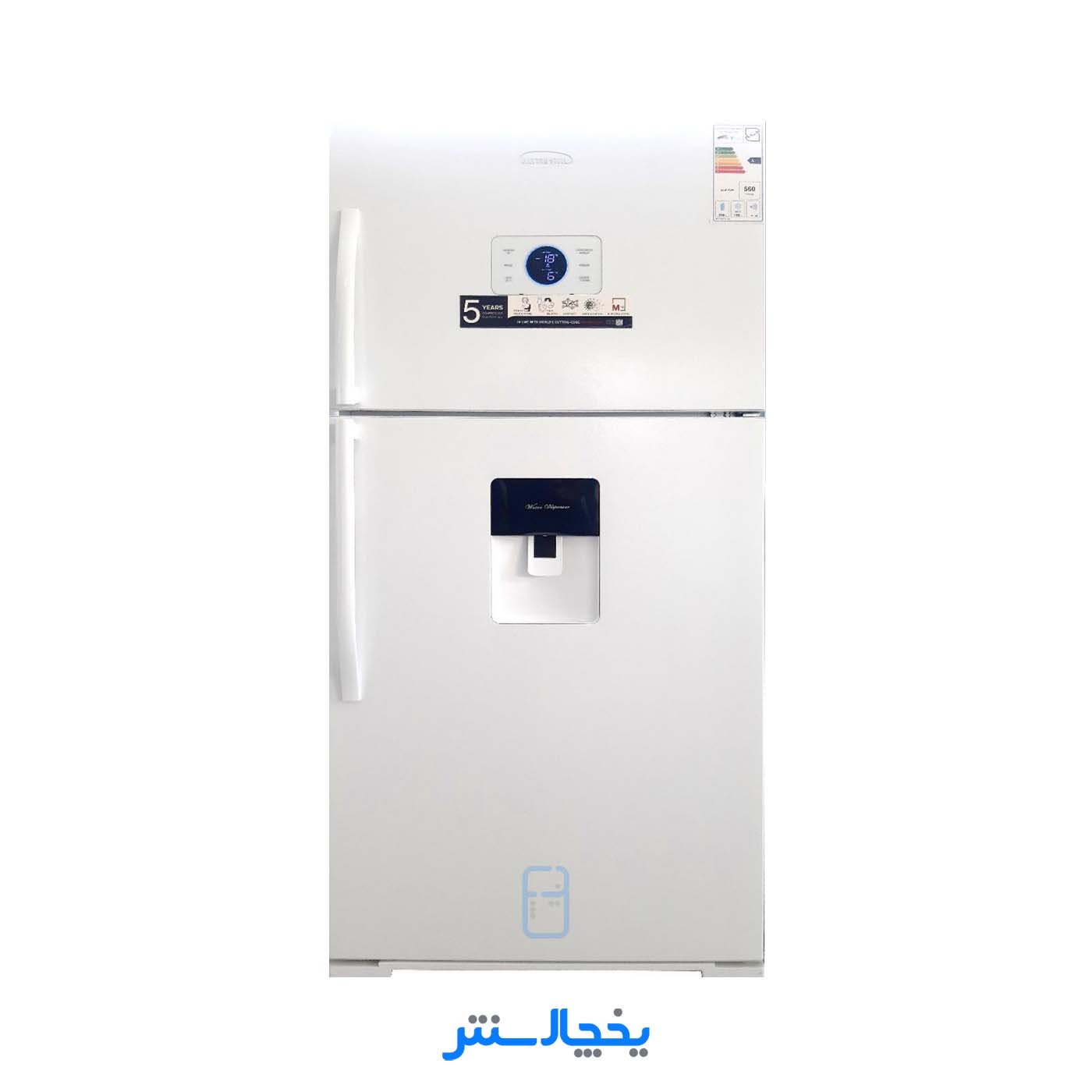 یخچال فریزر الکترواستیل مدل واید ES32 سفید چرم