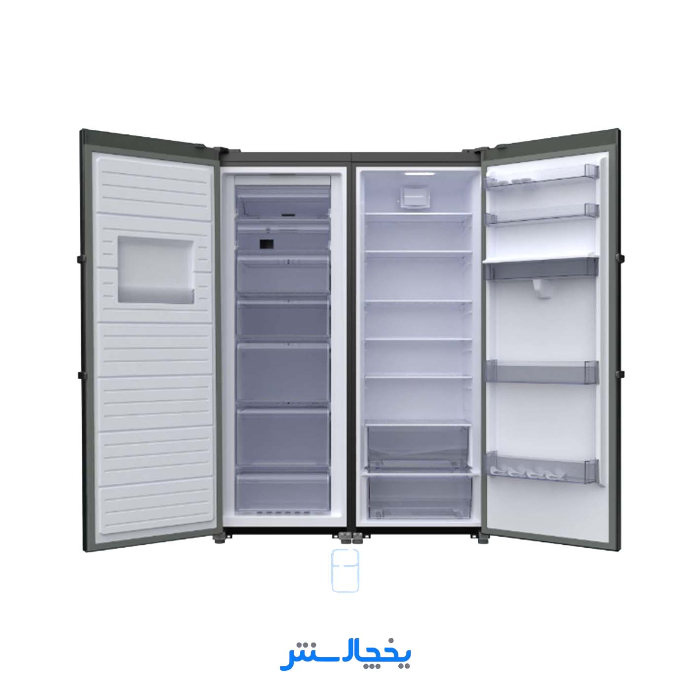 یخچال فریزر دوقلو امرسان 20 فوت مدل R20H-F20H-S01 طوسی
