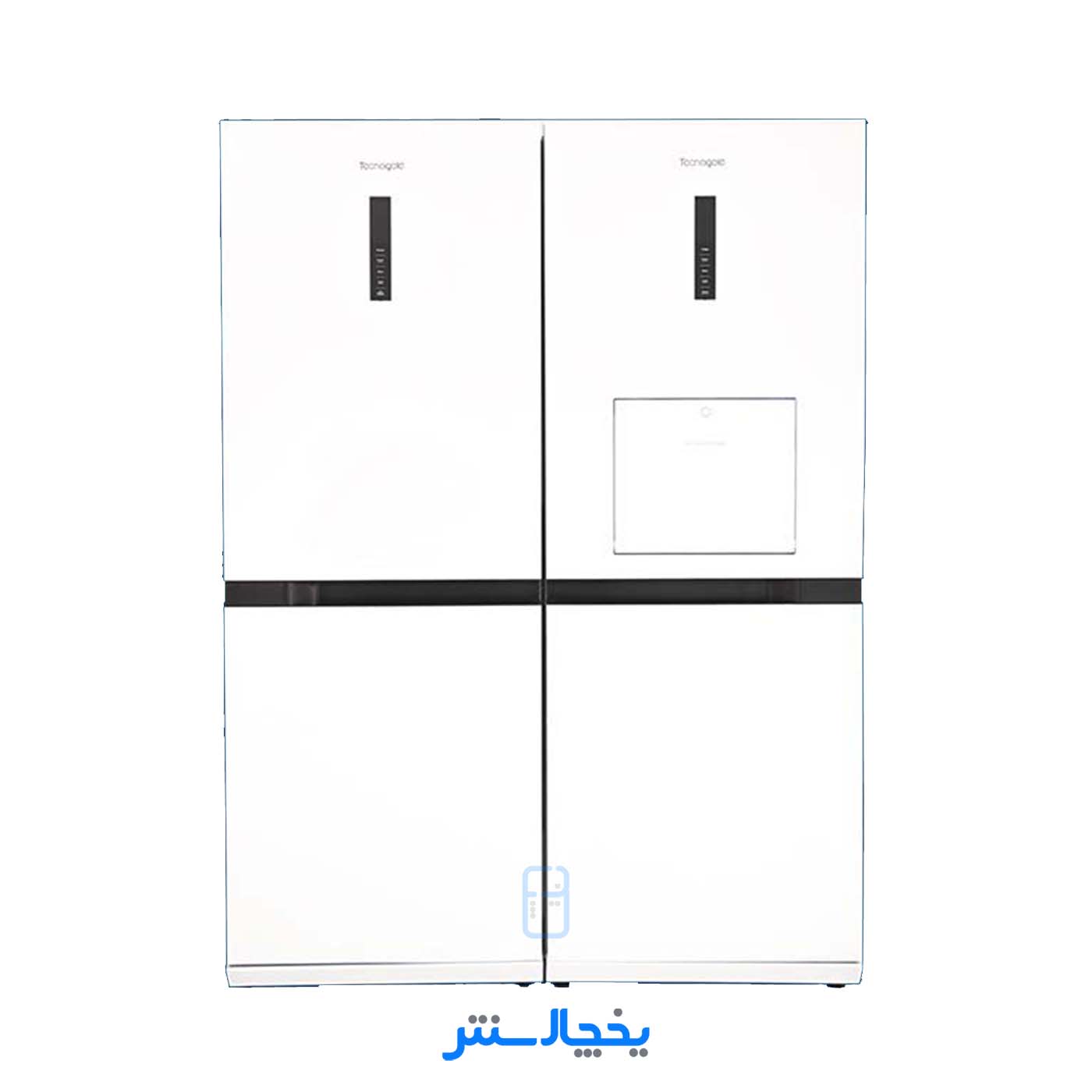 یخچال فریزر دوقلو تاکنوگلد مدل S701R-S700F-S استیل