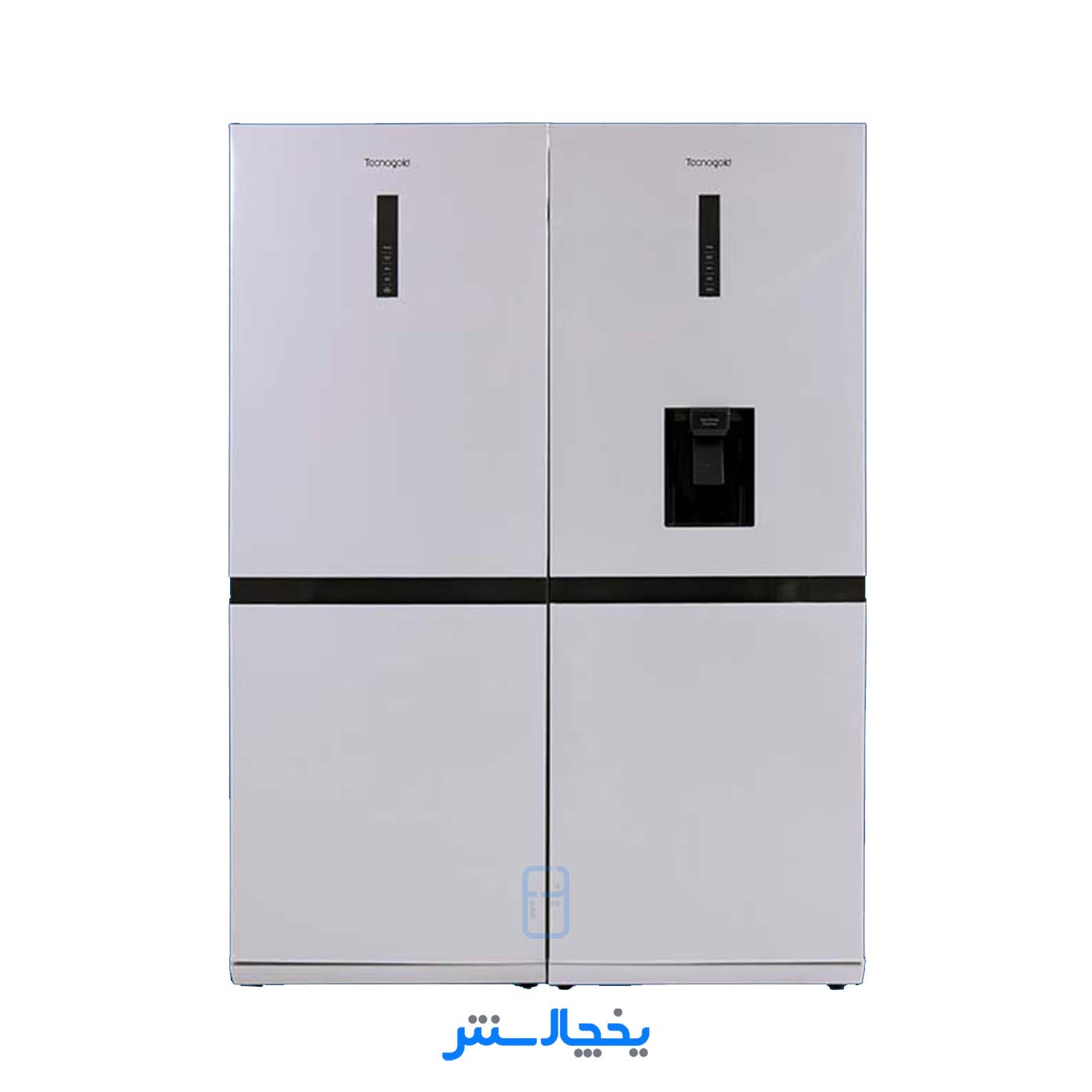 یخچال فریزر دوقلو تاکنوگلد مدل S702R-S700F-W سفید