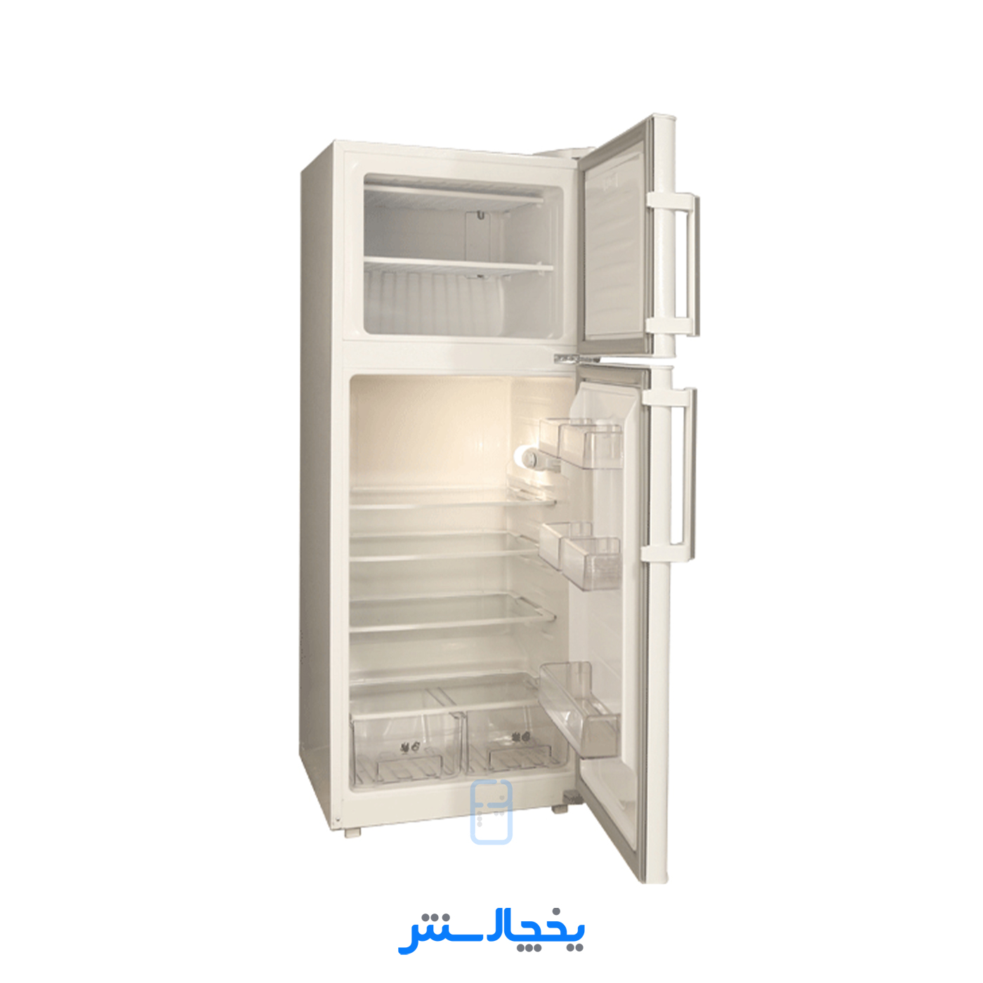 یخچال فریزر پلادیوم مدل کارا PD14 سفید چرم