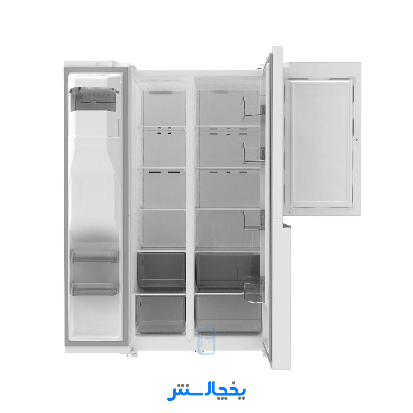 یخچال فریزر ساید بای ساید دیپوینت مدل اینسایدر Insider سفید