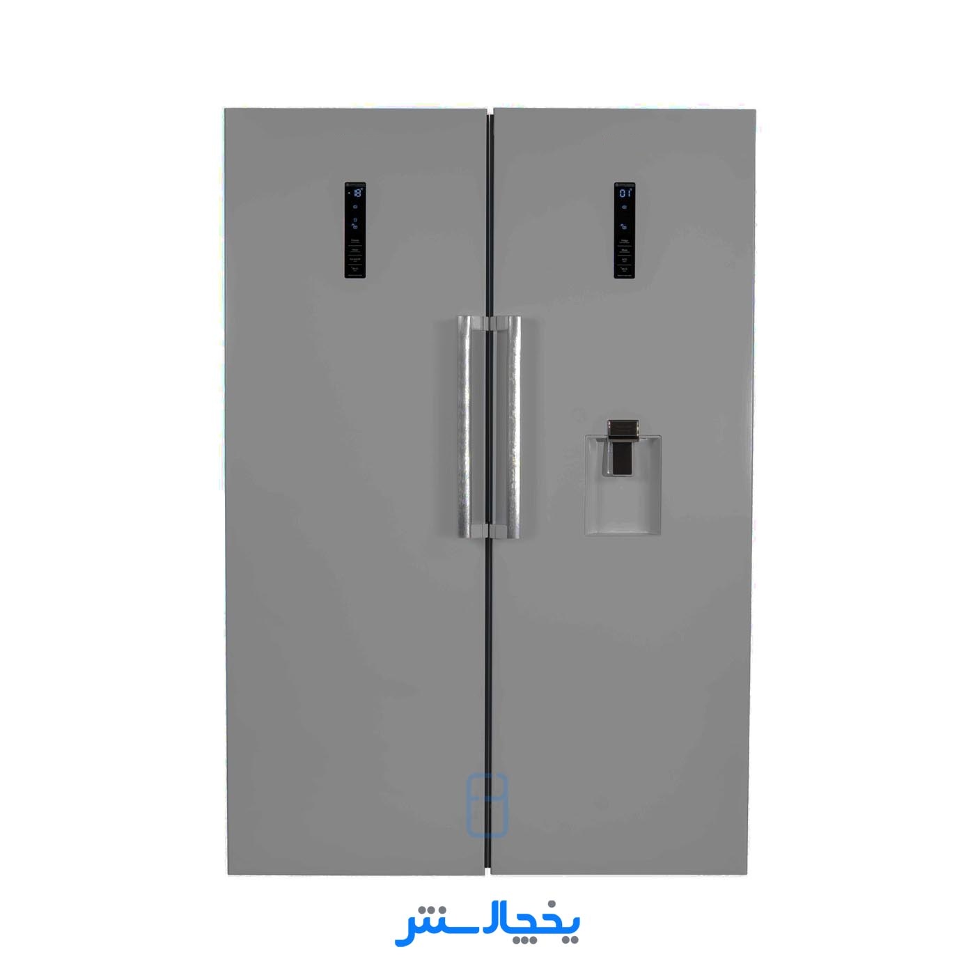 یخچال فریزر دوقلو بنس مدل Amitis آمیتیس BR-BF-36S نقره ای