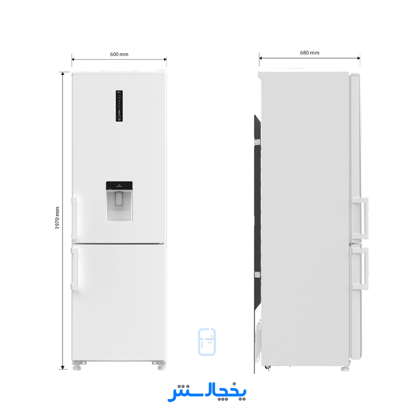 یخچال فریزر امرسان 20 فوت مدل CB46B-W01 سفید