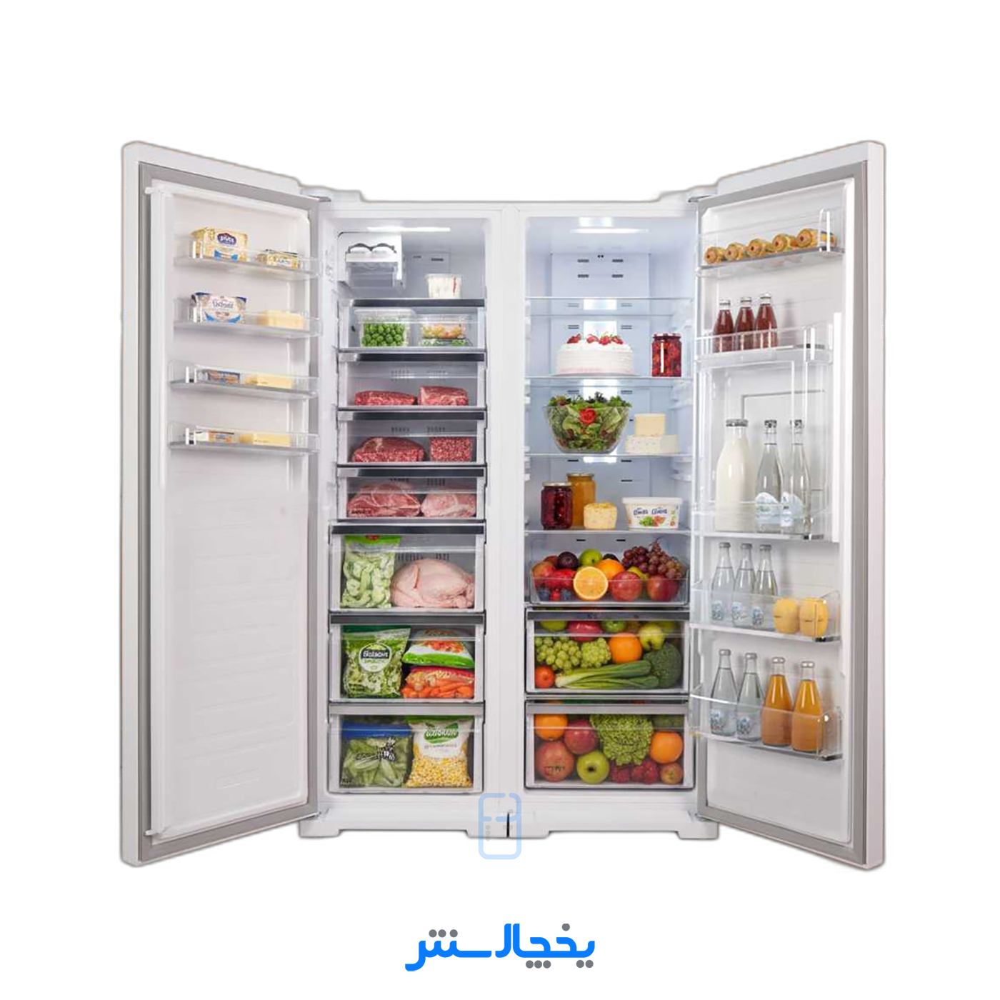 یخچال فریزر دوقلو الکترواستیل مدل سیمپل ES21 تیتانیوم