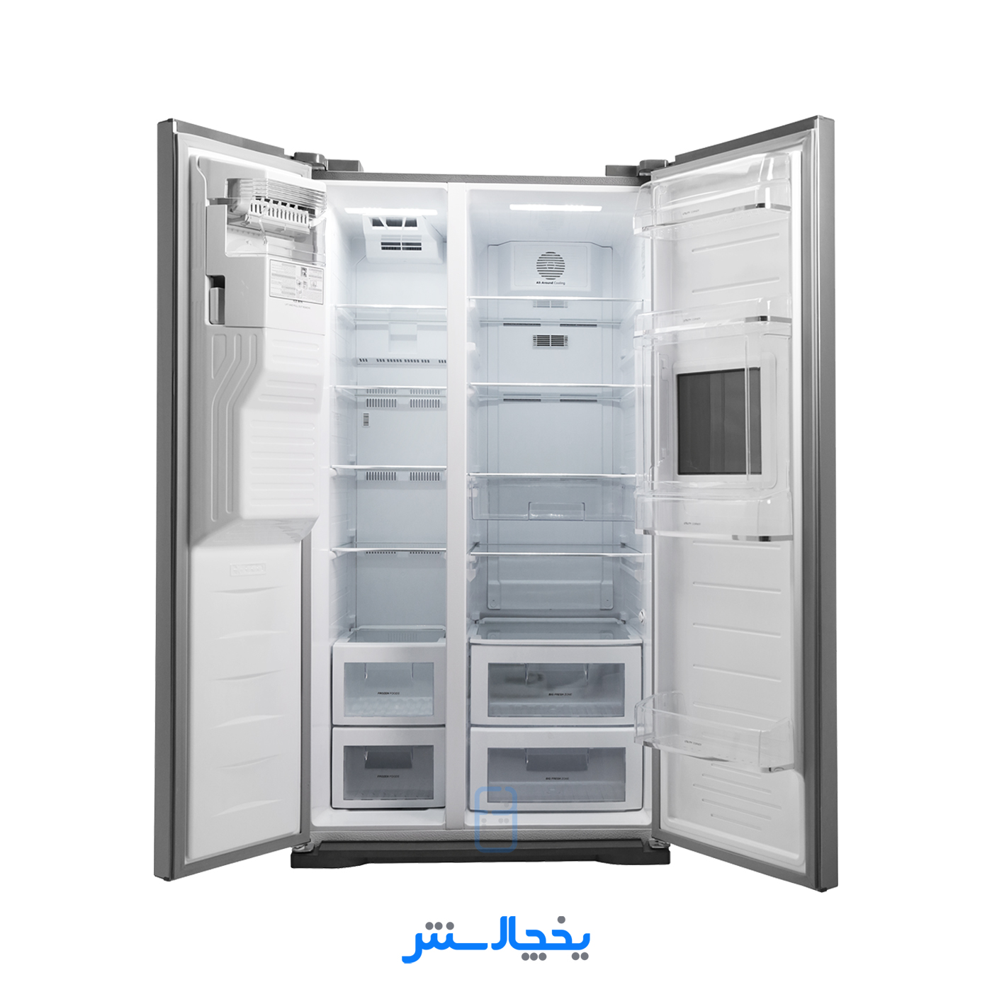 یخچال فریزر ساید بای ساید الکترواستیل مدل اینفینیتی ES52 تیتانیوم